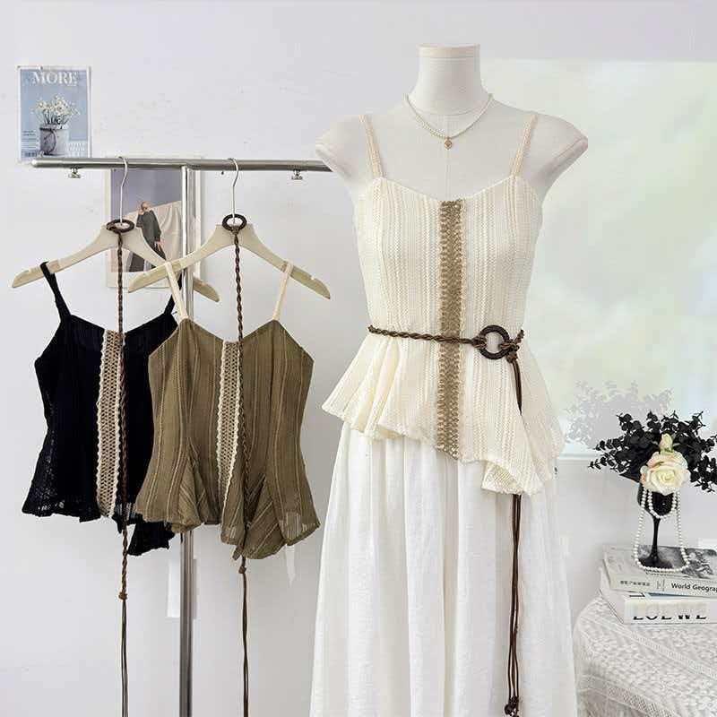 Flowy belted Top