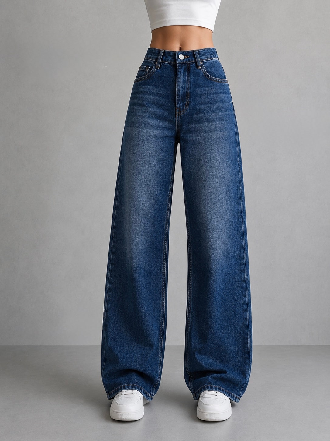 Straight Fit Relaxed Denim 