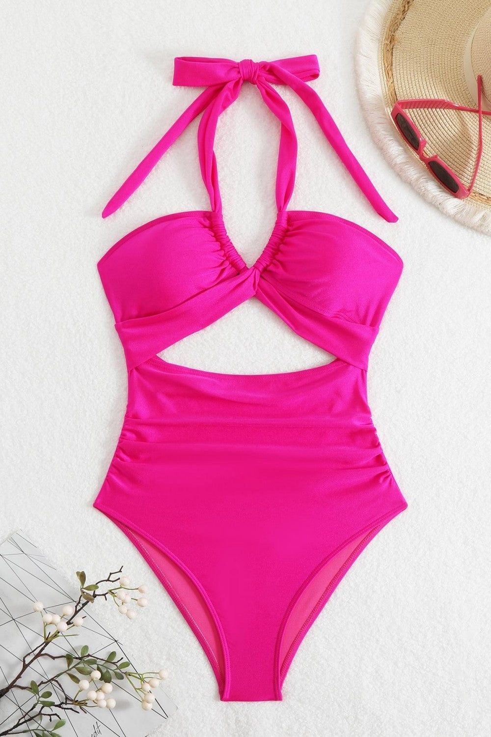 Cut-Out Beachwear With Cover Up