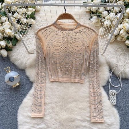 Sheer Crystal Top