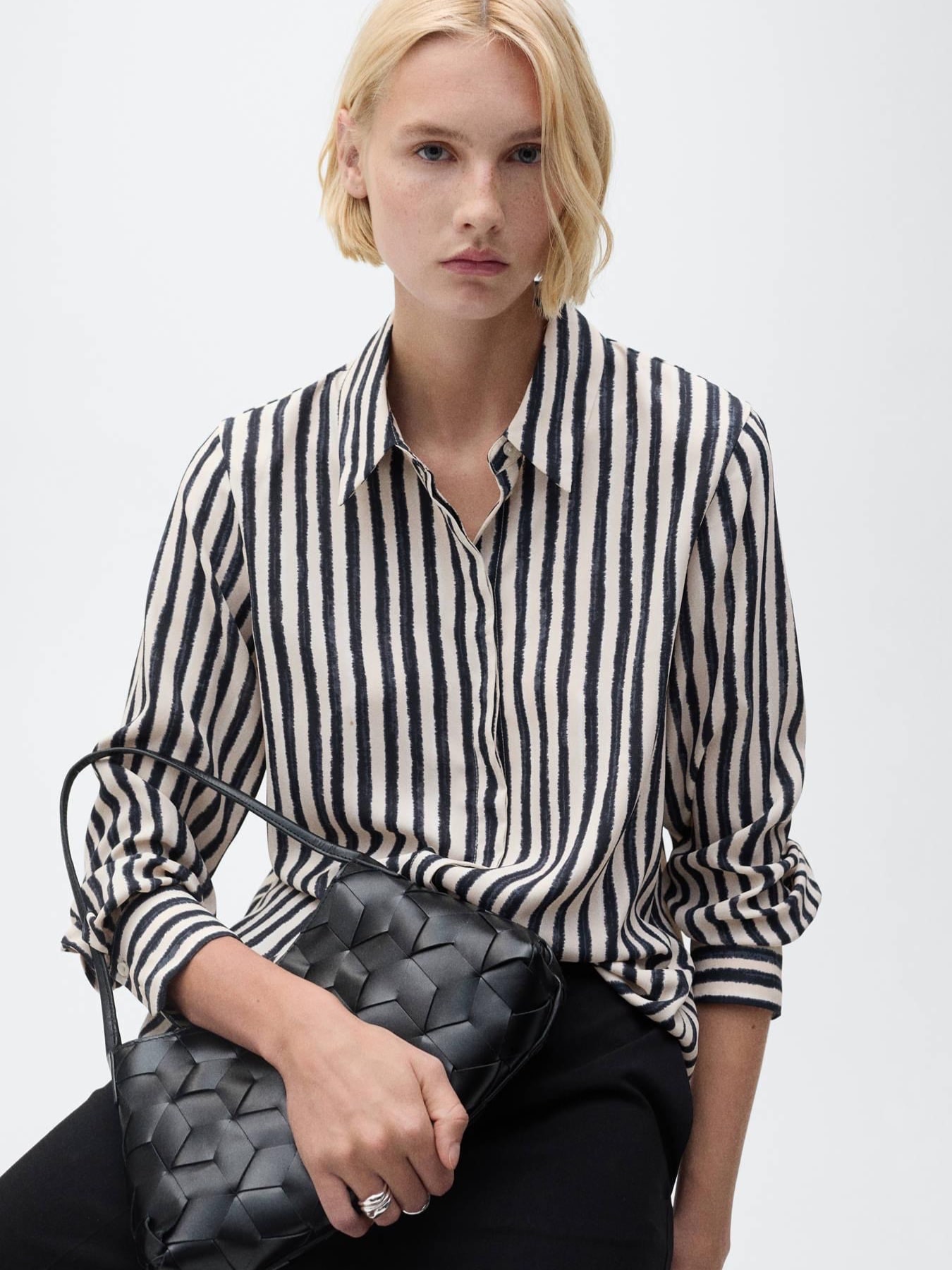 Black & White Stripped Shirt