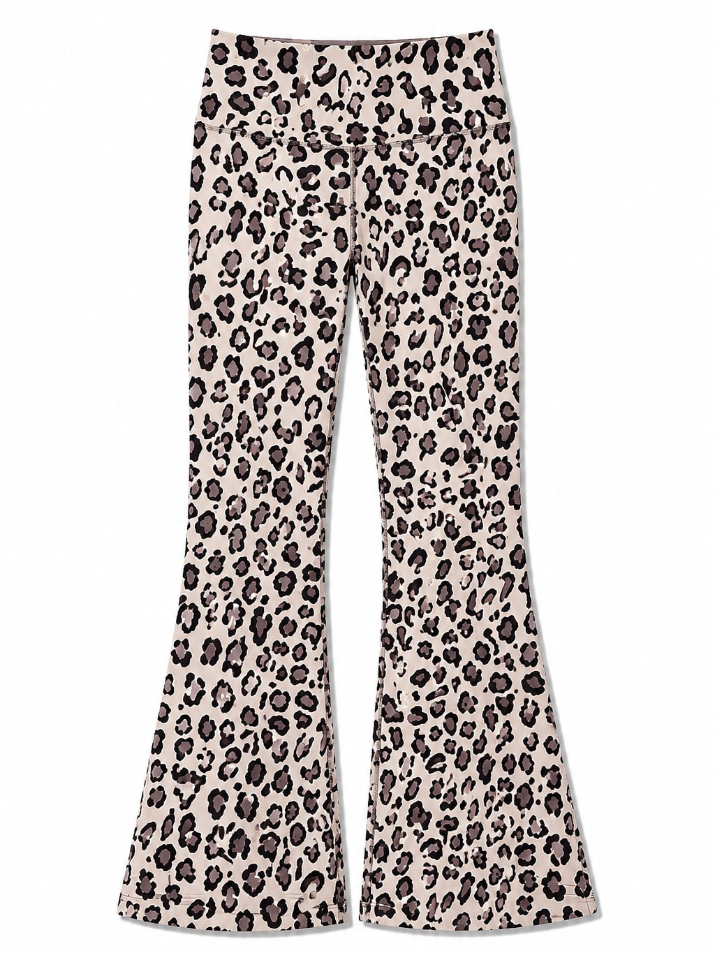 Leopard Print Flared Pants