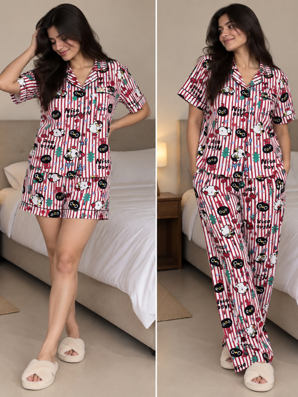 Padded 3 Piece  Nightsuit